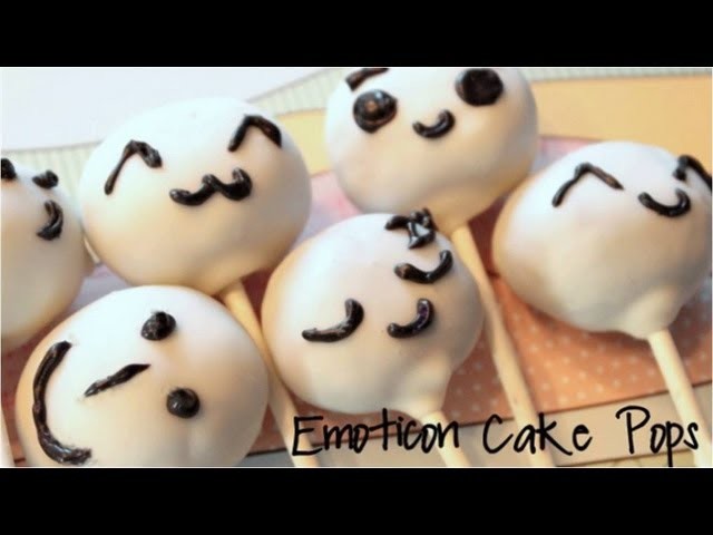 How to Make Emoticon Cake Pops!