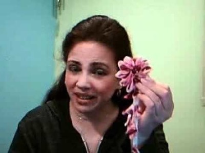 How to Make Kanzashi Flowers with Ribbon Tails Part 1.swf