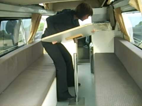 How to turn a table into a bed in a campervan - Part 1