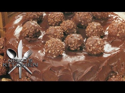 NUTELLA & FERRERO CHOCOLATE CAKE - Nicko's Kitchen