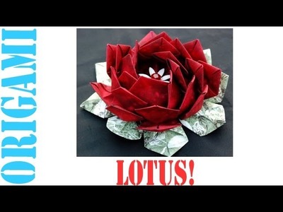 Origami Daily - 050: Modular Lotus Flower - TCGames [HD]