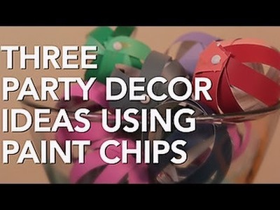 Paint-Chip Party Decor Ideas