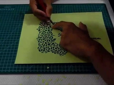 Paper Cut - Geometric Tree