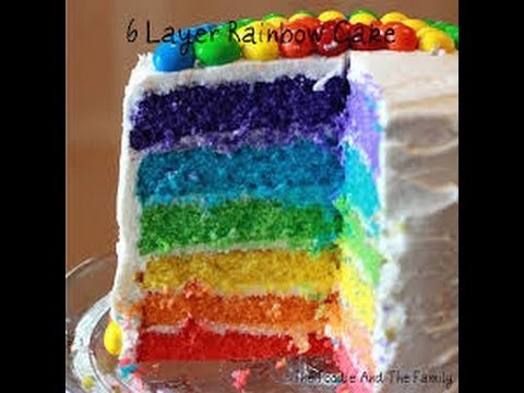 Rainbow Cake Tutorial