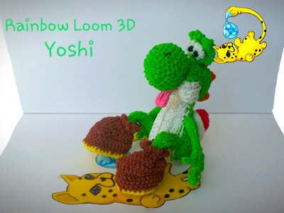 Rainbow Loom 3D Yoshi (Part 8.15)