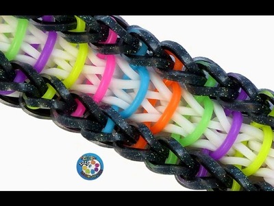 Rainbow Loom Bracelet "VICTORIOUS" (Original Design) (ref #4n)