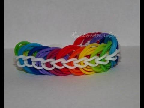 Rainbow loom Triple Link chain Bracelet