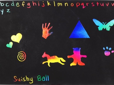 Rainbow Scratch Art