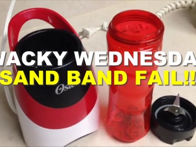 WACKY WEDNESDAY - SAND BAND FAIL FUNNY Rainbow Loom Band Tutorials by Crafty Ladybug.How to DIY