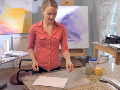 Watercolor 101: How to Stretch Your Paper