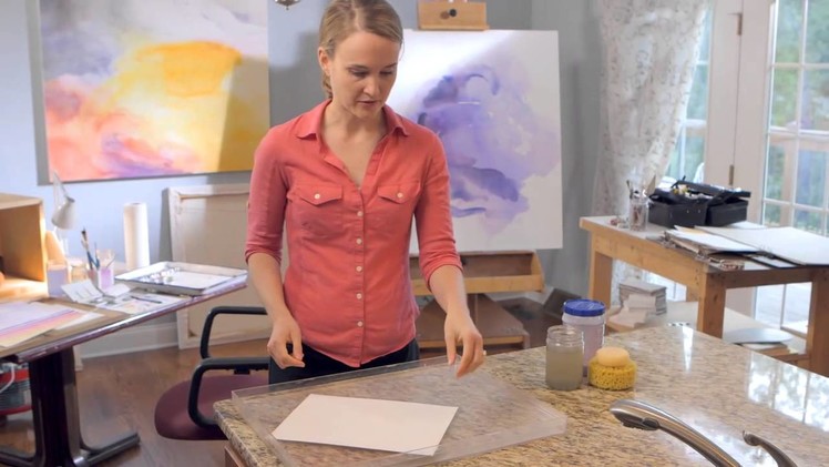 Watercolor 101: How to Stretch Your Paper