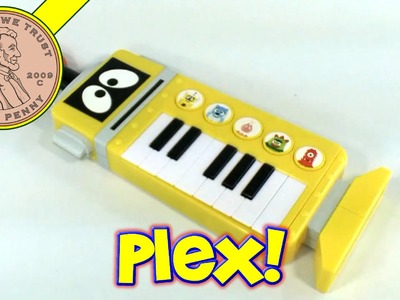 Yo Gabba Gabba Plex The Robot Transforming Keytar Keyboard & Guitar Toy