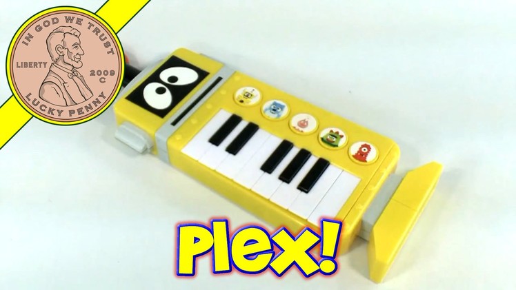 Yo Gabba Gabba Plex The Robot Transforming Keytar Keyboard & Guitar Toy