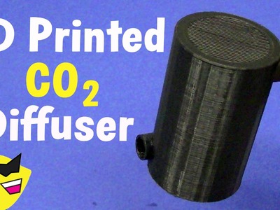 3D Printed Aquarium CO2 Diffuser