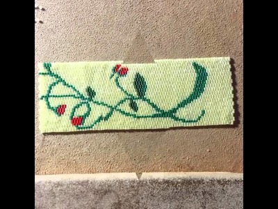 A Vine of Roses (Metal Tin with Beadweaving Wrap)