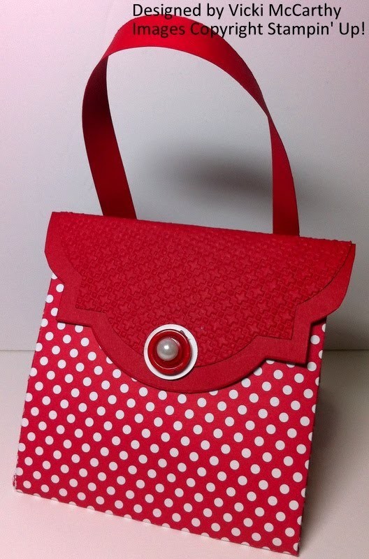 Bright, Beautiful Boxes Exploding Purse.Stampin' Up! Australia.