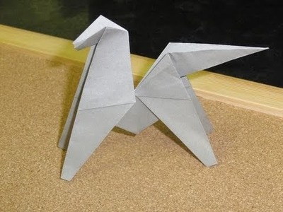 Daily Origami:  058 - Fancy Horse