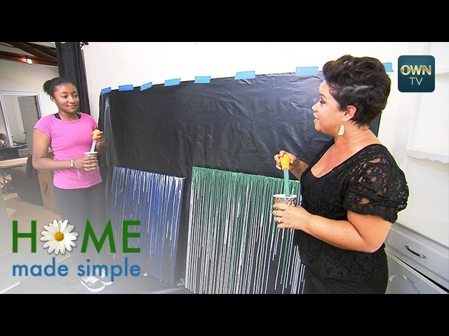 Decorating with Drip Art | Home Made Simple | Oprah Winfrey Network