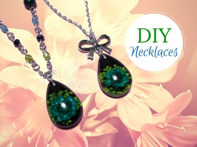 DIY ✿ Collane Floreali ~ Floral Necklaces | Jewelry Making Tutorial (DoreenBeads elements)