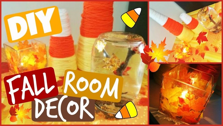 DIY: Fall Room Decor! EASY + CHEAP Decor! | CraftieAngie