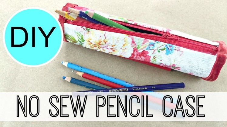 DIY Pencil Case | No Sew Project | by Michele Baratta
