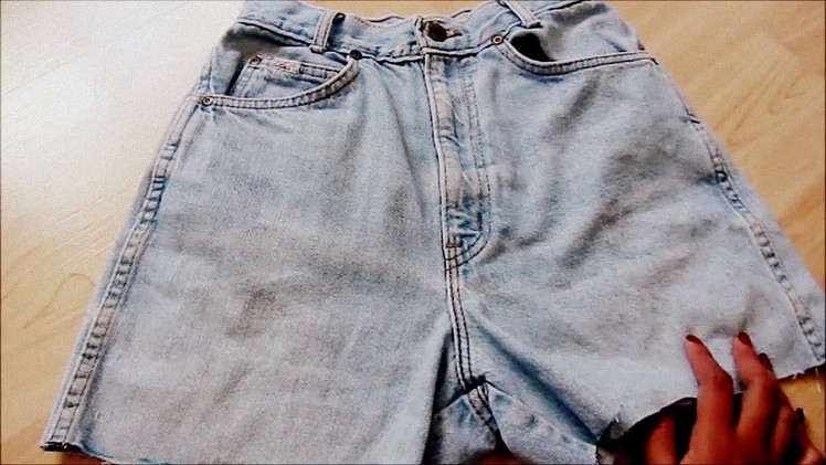 DIY Project: Cutting Jeans into Shorts