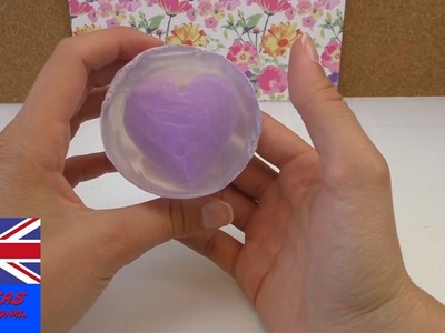 Diy soap making - How to make heart shaped soap - diy beauty  ideas