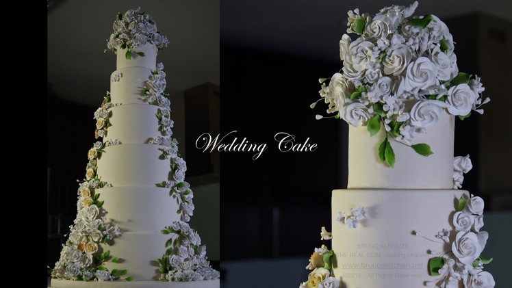 Easy 6 Tiered Dummy Wedding Cake – Bruno Albouze – THE REAL DEAL