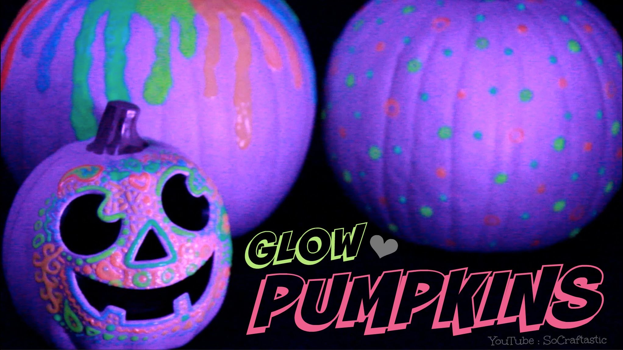 Glow In The Dark Pumpkin Halloween Diy Easy No Carve Pumpkins How To 5021