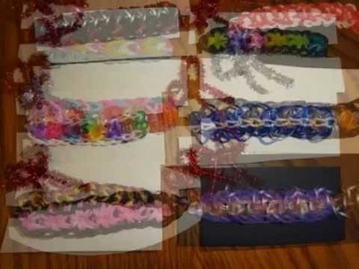 Handmade Friendship bracelets on Rainbow Loom