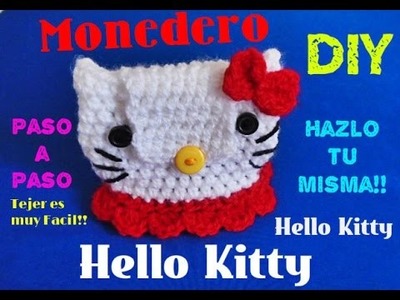 Hello Kitty - Monedero !!! téjelo tú mism@!!