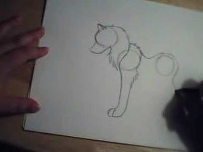 How to draw a wolf nyu! =3