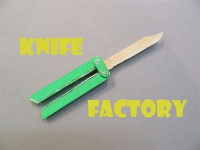 How to Make a Butterfly Knife with Pop Stick - Easy Tutorials