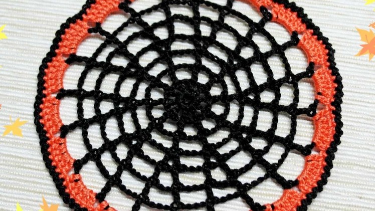 How To Make A Crocheted Halloween Cobweb Doily - DIY Crafts Tutorial - Guidecentral