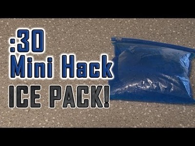 How to Make a DIY ICE PACK!