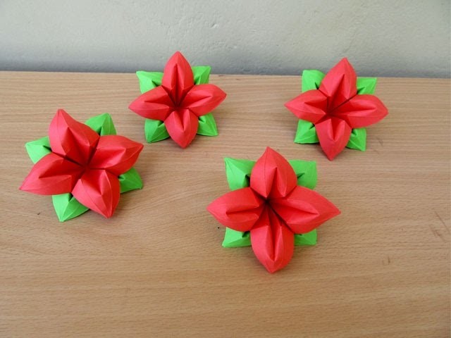 How to Make a Paper Flower (4 Petals) - Easy Tutorials