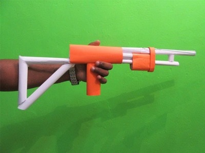 How to make a Paper Gun that shoots 3 rubber bands - Easy Tutorials