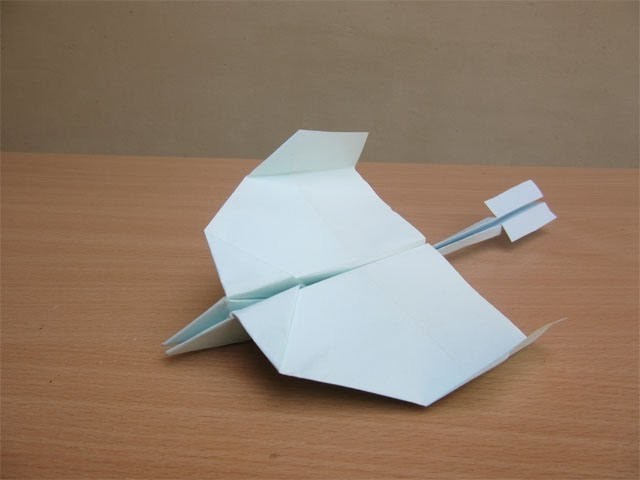 How to make a paper Swing Airplane - Easy Tutorials