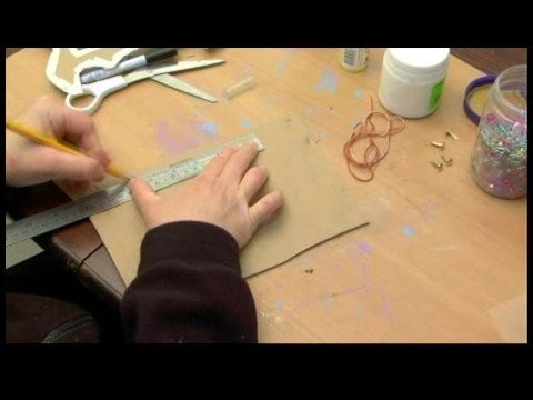 How to Make a Personalized Picture Frame : Making Back for Picture Frame