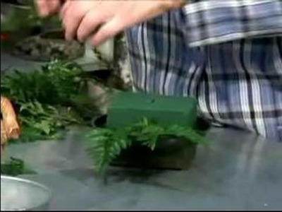 How to Make a Table Flower Arrangement : Adding Greenery to Floral Arrangements