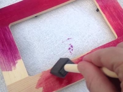 How To Make a Tie Dye Frame