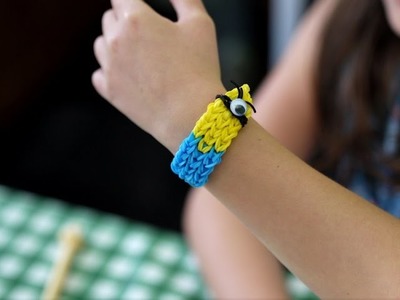 How to: Minion Loom Band Bracelet - Quick Tutorial