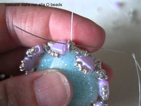 Incastonare un cabo in resina con perle Kheops e O beads