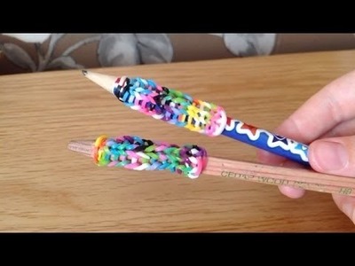Loom Band Pencil Grip With Fingers