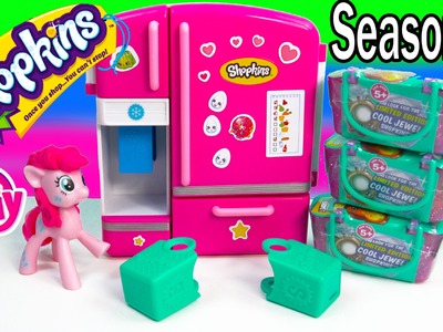 MLP Shopkins Season 3 So Cool Fridge Refrigerator My Little Pony Mcdonalds Pinkie Pie Toy Blind Bags