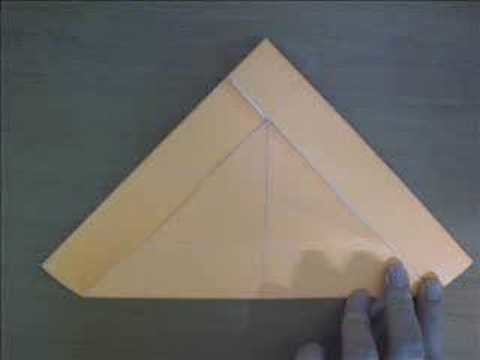 Origami triangle box