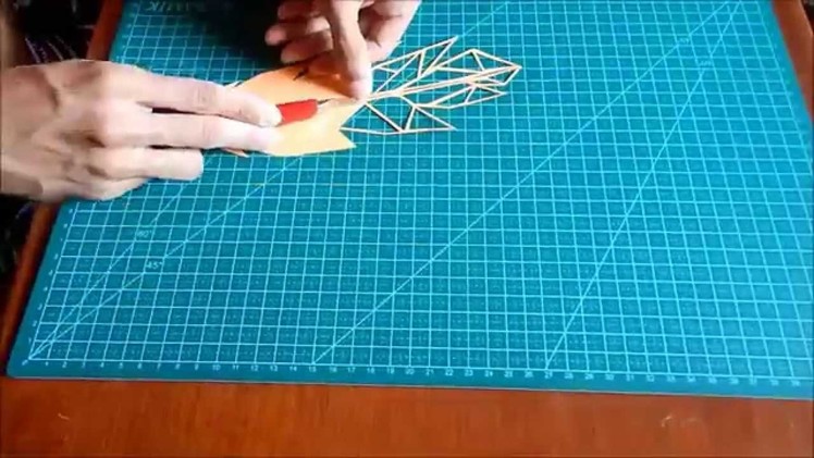 Paper Cut - Geometric Feather