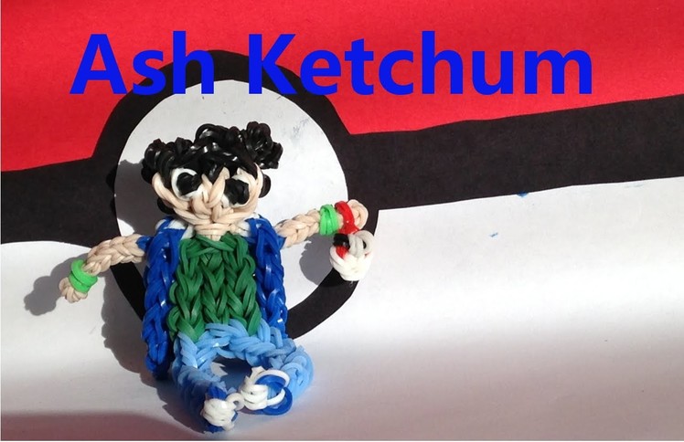 Pokemon Ash Ketchum - Rainbow Loom Charms
