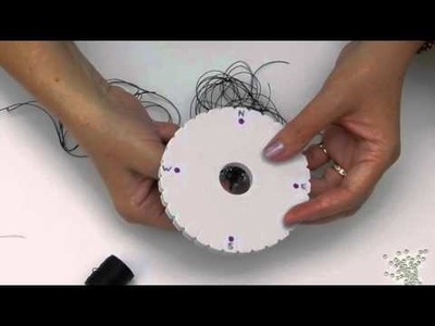 Prumihimo: How to make an elegant Kumihimo.netting necklace (Part 2 of 2)