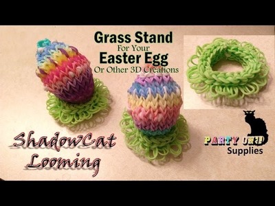 Rainbow Loom Easter Egg Grass Stand Or 3D Creation Stand (1 Loom Board)